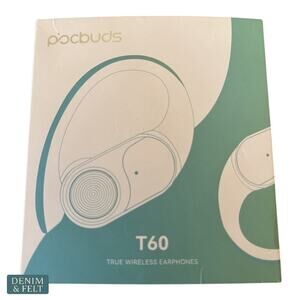 PocBuds T60 True Wireless Bluetooth 5.3 Earphones 80H Playtime NEW/NIB!!